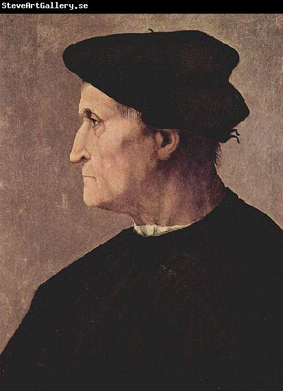 Jacopo Pontormo Profilportrat eines Mannes
